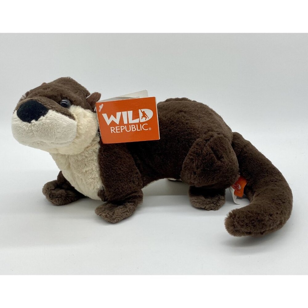 Aurora Plush Brown River Otter 11” NWT New Stuffed Animal